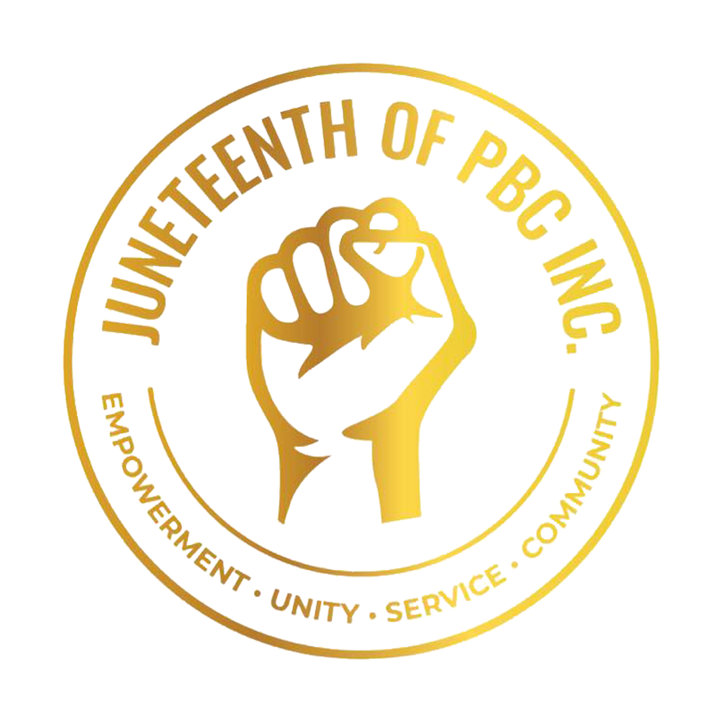 Juneteenth of Palm Beach County Brand Logo